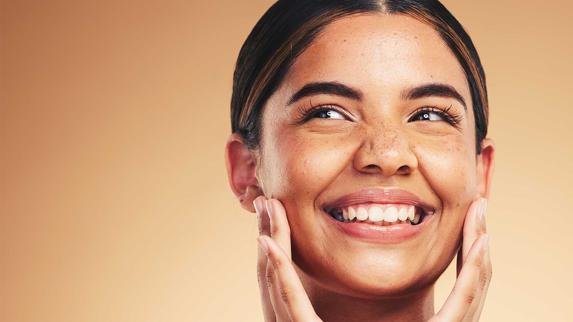 Beautiful woman with glowing skin representing collagen benefits